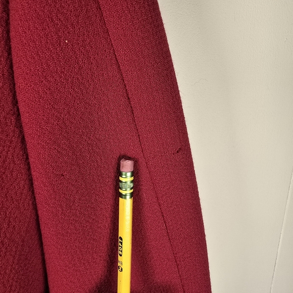 Moschino Cheap & Chic Red Wool Blazer 90's - Picture 12 of 12